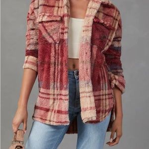 NWOT SkyLar Rose Shacket